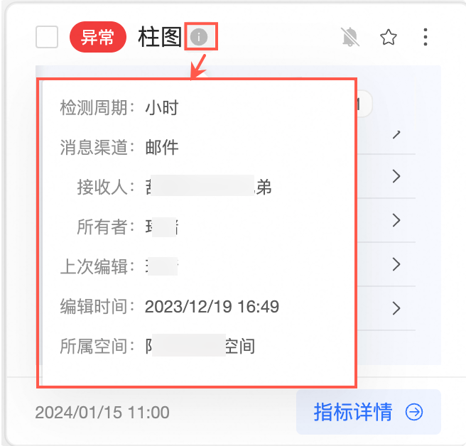 指标设置详情