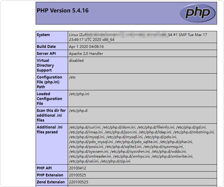 PHP安装成功