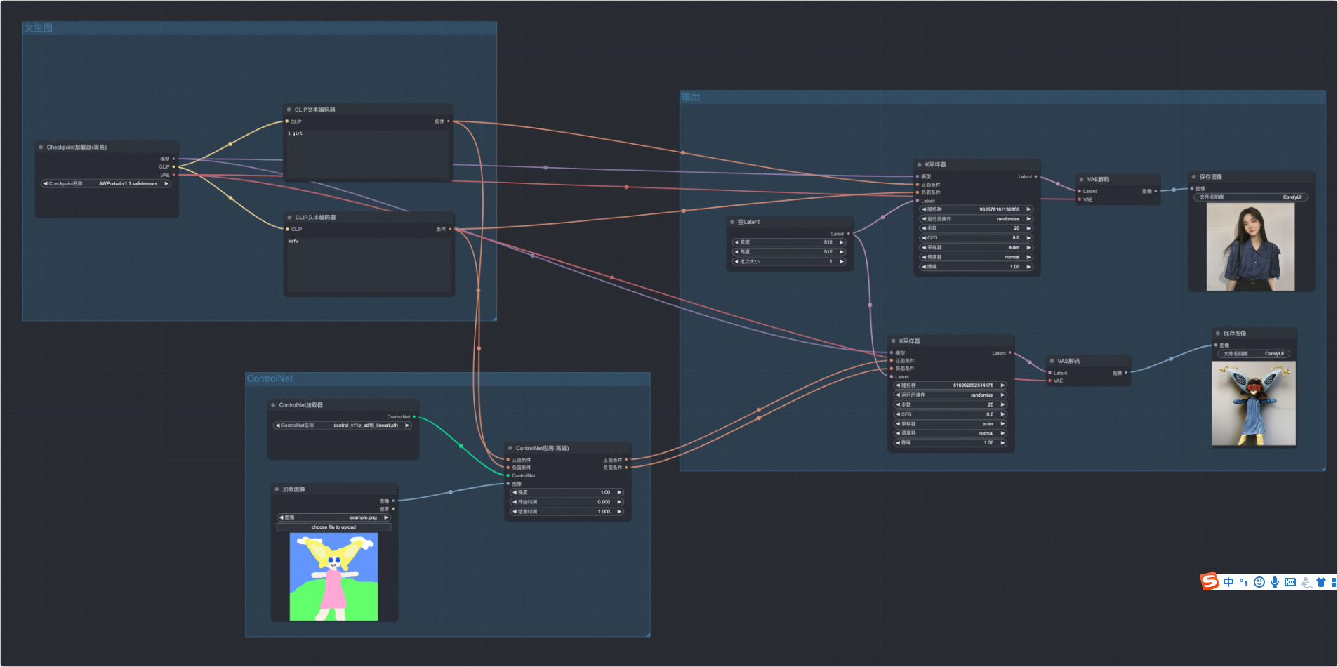 ControlNet示例